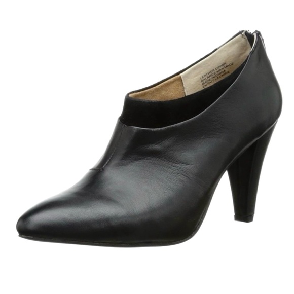 Seychelles Black Leather High Heel Booties Shooties - Picture 1 of 11